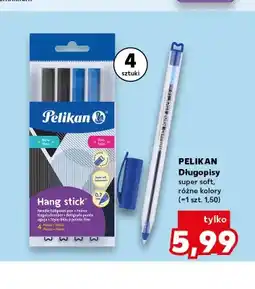Kaufland Długopisy super soft Pelikan 4-pak oferta