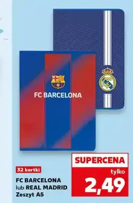 Kaufland Zeszyt A5 FC Barcelona oferta