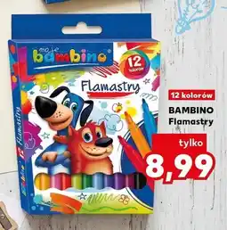 Kaufland Flamastry Bambino 12 kolorów oferta