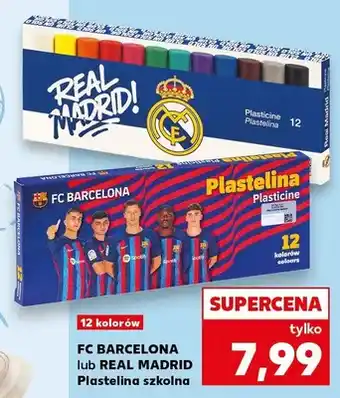 Kaufland Plastelina szkolna FC Barcelona oferta