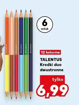 Kaufland Kredki duo dwustronne Talentus 6 sztuk oferta