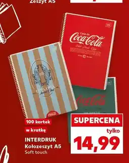 Kaufland Kołozeszyt A5 Interdruk Soft touch oferta