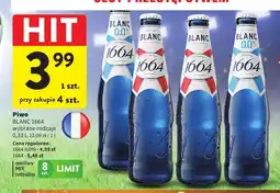 Intermarche Piwo bezalkoholowe Blanc 1664 oferta