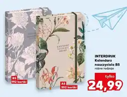 Kaufland Kalendarz nauczyciela A5 Interdruk 352 kartki oferta
