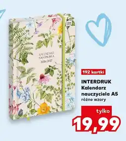 Kaufland Kalendarz nauczyciela A5 Interdruk 192 kartki oferta
