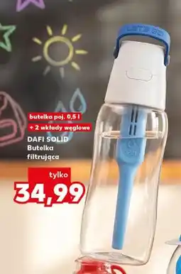 Kaufland Butelka filtrująca Dafi Solid 0,5 l z 2 wkładami węglowymi oferta