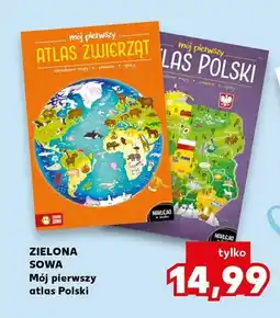 Kaufland Książka Mój pierwszy atlas zwierząt Zielona Sowa oferta