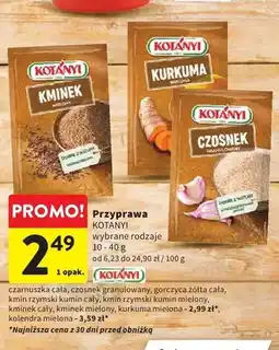 Intermarche Przyprawa czarnuszka cała Kotanyi oferta