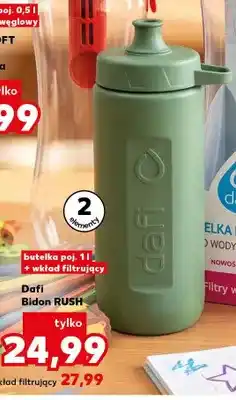 Kaufland Bidon Dafi Rush 1 l z wkładem filtrującym oferta