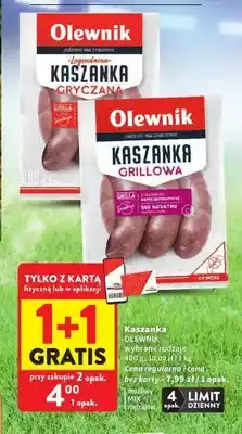 Intermarche Kaszanka gryczana Olewnik oferta