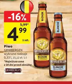 Intermarche Piwo Grimbergen Blonde oferta