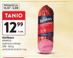 Intermarche Kiełbasa krakowska sucha Krakus oferta
