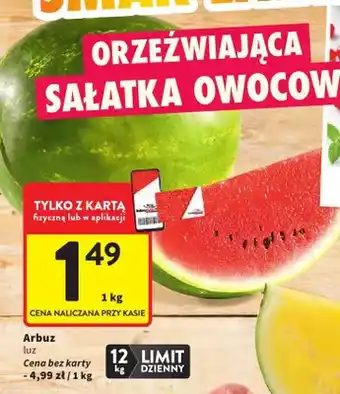 Intermarche Arbuz luz oferta