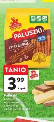 Intermarche Paluszki ekstra cienkie Lajkonik oferta