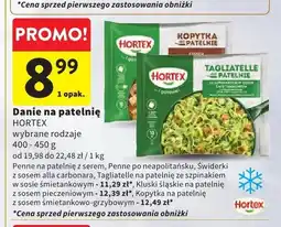 Intermarche Tagliatelle na patelnię ze szpinakiem w sosie śmietankowym Hortex oferta