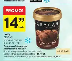 Intermarche Lody czekoladowe Grycan oferta