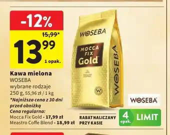 Intermarche Kawa mielona Woseba Mocca Fix Gold oferta