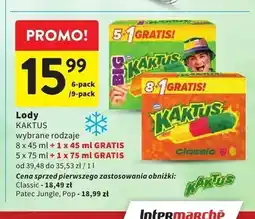 Intermarche Lody Kaktus Classic 9-pak oferta