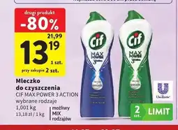 Intermarche Mleczko do czyszczenia Cif Max Power 3 Action Ocean Wave oferta