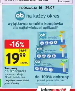 Intermarche Tampony O.B. ProComfort oferta