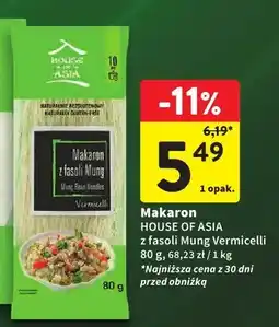 Intermarche Makaron z fasoli Mung Vermicelli House of Asia oferta
