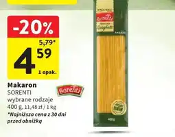 Intermarche Makaron Spaghetti Sorenti oferta