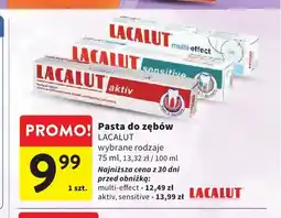 Intermarche Pasta do zębów Lacalut Aktiv oferta