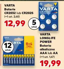 Kaufland VARTA Baterie CR2032 lub CR2025 oferta