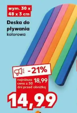 Kaufland Deska do pływania kolorowa oferta