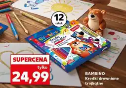 Kaufland BAMBINO Kredki drewniane trójkątne oferta