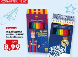 Kaufland FC BARCELONA lub REAL MADRID Kredki ołówkowe oferta