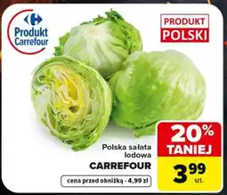 Carrefour Polska sałata lodowa oferta