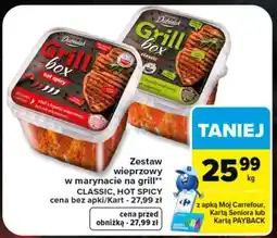 Carrefour Zestaw wieprzowy w marynacie na grill oferta