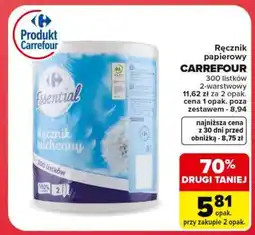 Carrefour Ręcznik papierowy Carrefour oferta