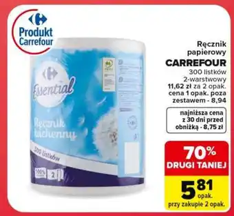 Carrefour Ręcznik papierowy Carrefour oferta
