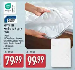 ALDI NOVITESSE Kołdra na 4 pory roku oferta