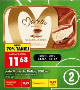 Biedronka Lody Marletto Delice, 900 ml oferta