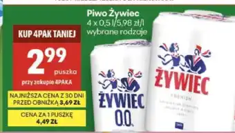 Delikatesy Centrum Piwo Żywiec oferta