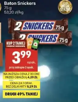 Delikatesy Centrum Baton Snickers oferta