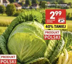 Delikatesy Centrum Kapusta wczesna oferta