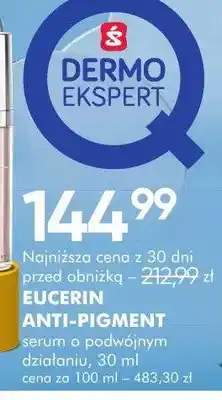 SuperPharm Serum o podwójnym działaniu Eucerin Anti-Pigment oferta