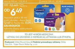 SuperPharm Plastry opatrunkowe Salvequick Aqua Resist oferta