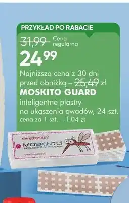 SuperPharm Inteligentne plastry na ukąszenia owadów Moskito Guard oferta