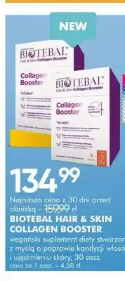 SuperPharm Suplement diety Biotebal Hair & Skin Collagen Booster oferta