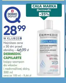 SuperPharm Szampon kojący do włosów Dermedic Capilarte oferta