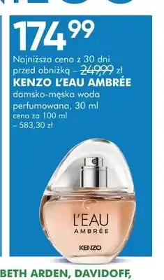 SuperPharm Damsko-męska woda perfumowana Kenzo L'Eau Ambrée oferta