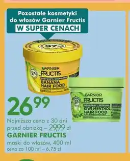 SuperPharm Maska do włosów Garnier Fructis Banana Hair Food oferta
