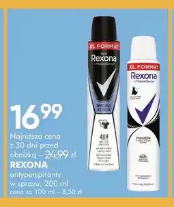 SuperPharm Antyperspirant w sprayu Rexona Men MotionSense Invisible Ice Fresh oferta