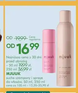 SuperPharm Suchy szampon do włosów Mjuuk oferta