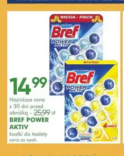 SuperPharm Kostki do toalety Bref Power Aktiv Pine 4-pak oferta